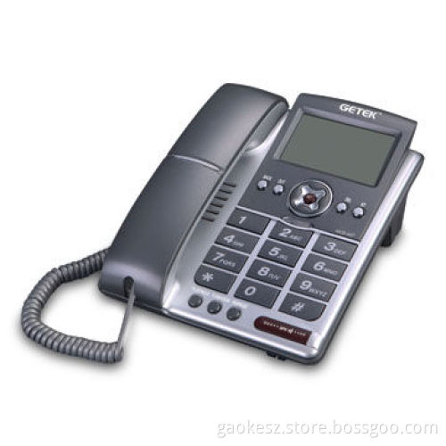 FSK/DTMF Dual Caller ID Phone with Auto-redial and Speaker Functions